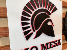 Load image into Gallery viewer, Rio Mesa Heritage Sign - Feature Reclaimed Lumber from the Gym&#39;s Bleachers
