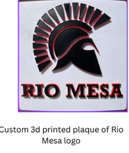 Load image into Gallery viewer, Rio Mesa Heritage Sign - Feature Reclaimed Lumber from the Gym&#39;s Bleachers
